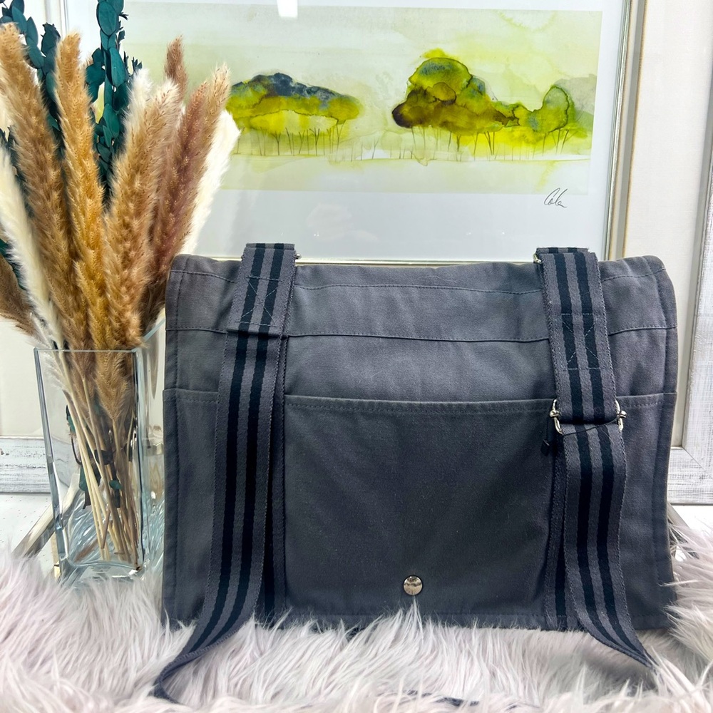 Hermes Signature Stripe Detail Messenger Shoulder Bag